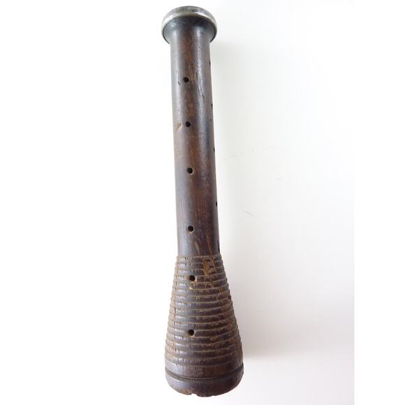 Vintage Wooden 12 Inch Beehive Bobbin Spool Industrial Textile Mill - Picture 1 of 5